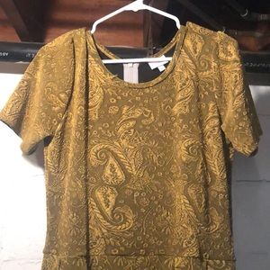 Gold Lularoe Amelia